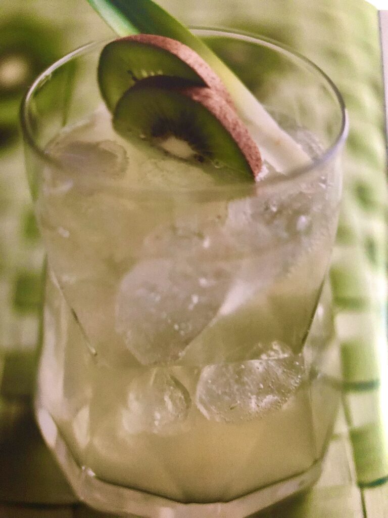Kiwi Coconut Cooler mocktail