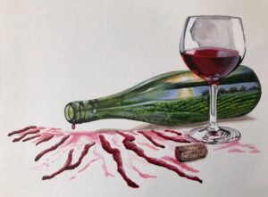 Artist rendering of Finger Lakes Wine Region